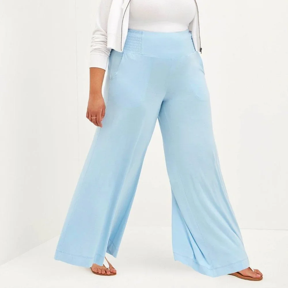 Torrid Soft Knit Wide Leg Pants - Sz 2 NWOT - Picture 1 of 4